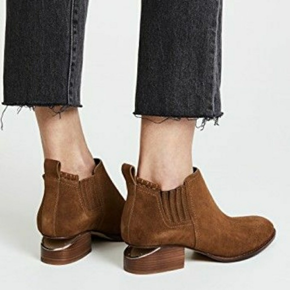 Alexander Wang Shoes - Alexander Wang Kori Suede Ankle Bootie Size 40